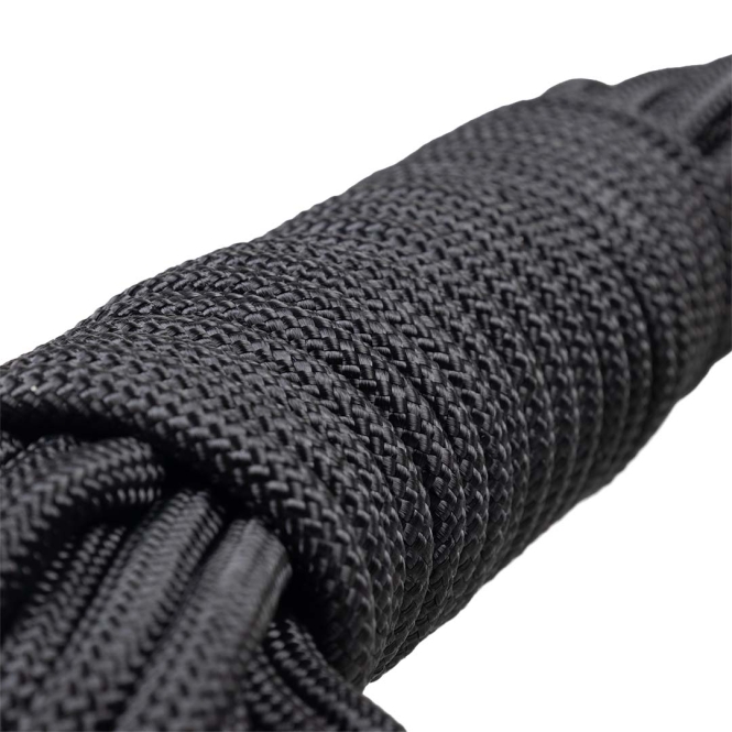 Duvoplus EXPLOR Trackingleine Classic rund - schwarz - 8mm