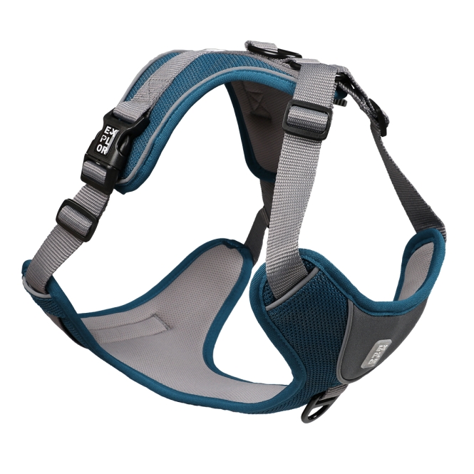 Duvoplus EXPLOR Ultimate Fit No-Pull-Geschirr - petrol blue