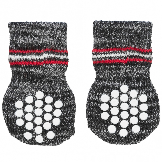 Trixie Hundesocken - Grau