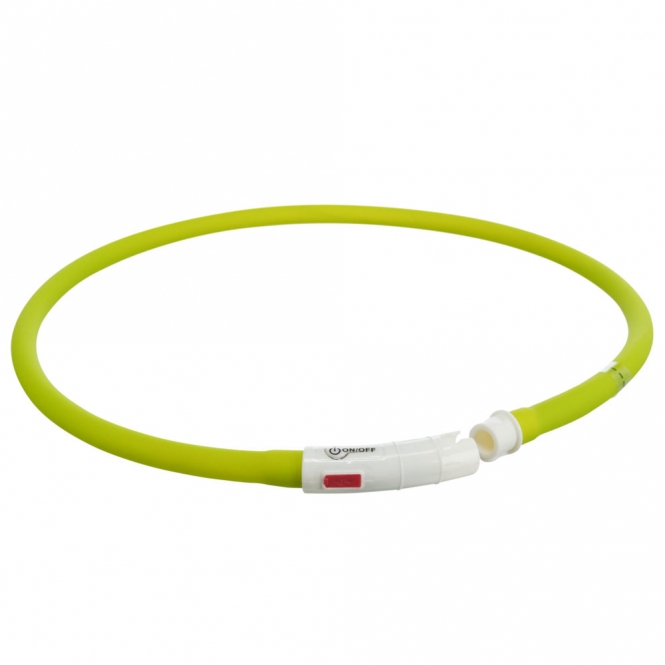 Trixie Flash Leuchtring USB aus Silikon