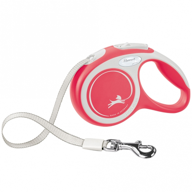 FLEXI Rollleine New COMFORT Gurt - 3m, bis 12kg