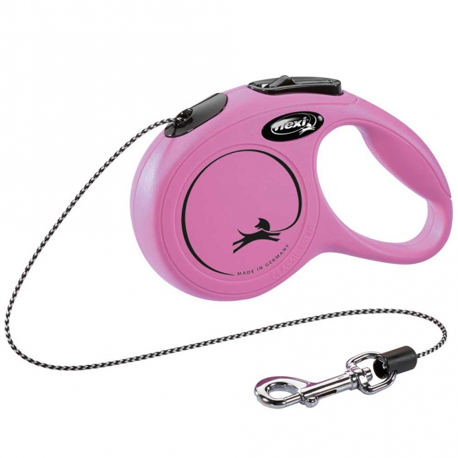 FLEXI Rollleine New CLASSIC Seil - 3m, bis 8kg