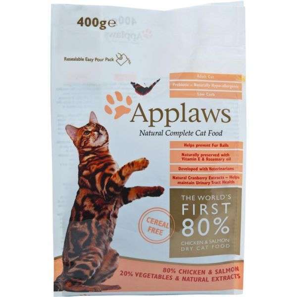 Applaws Katzentrockenfutter mit Hühnchen & Lachs