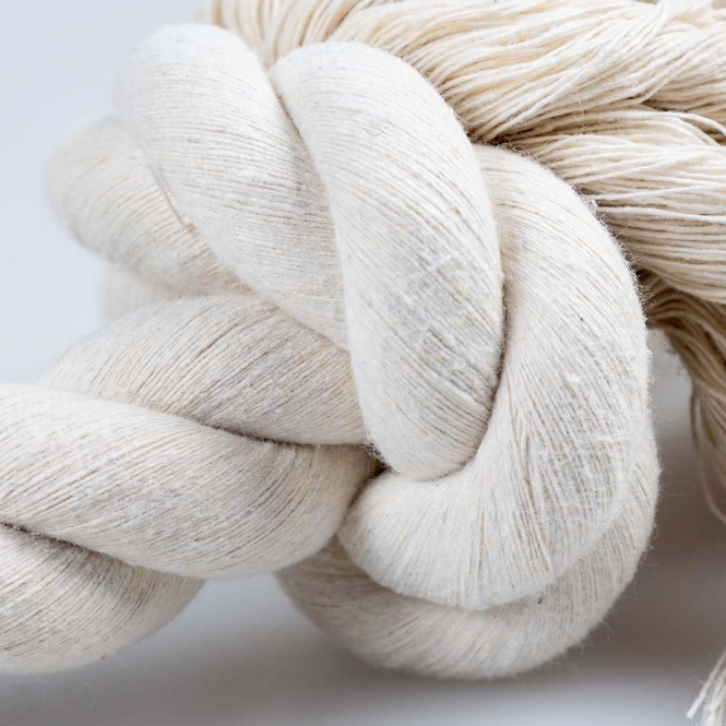 Duvoplus ECO Baumwollseil mit 4 Knoten - weiß