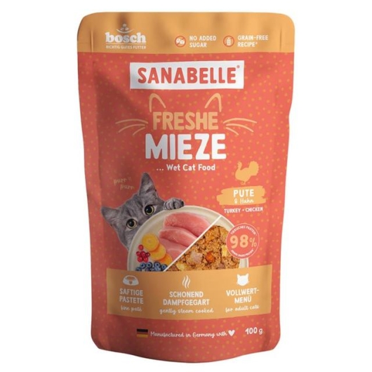 Sanabelle Freshe Mieze Pute & Huhn 100g
