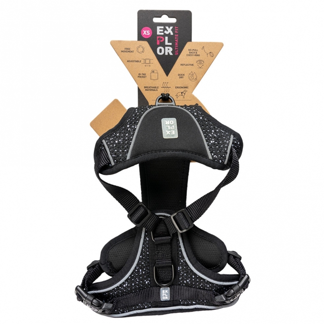Duvoplus EXPLOR Ultimate Fit No-Pull-Geschirr - granite black