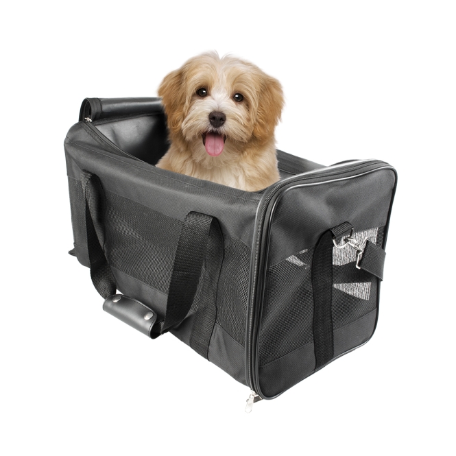 Duvoplus Reisetasche Nylon - schwarz