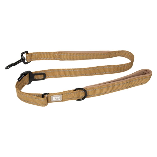 Duvoplus EXPLOR Ultimate Fit On-The-Road-Leine Fashion - honey gold - 130cm