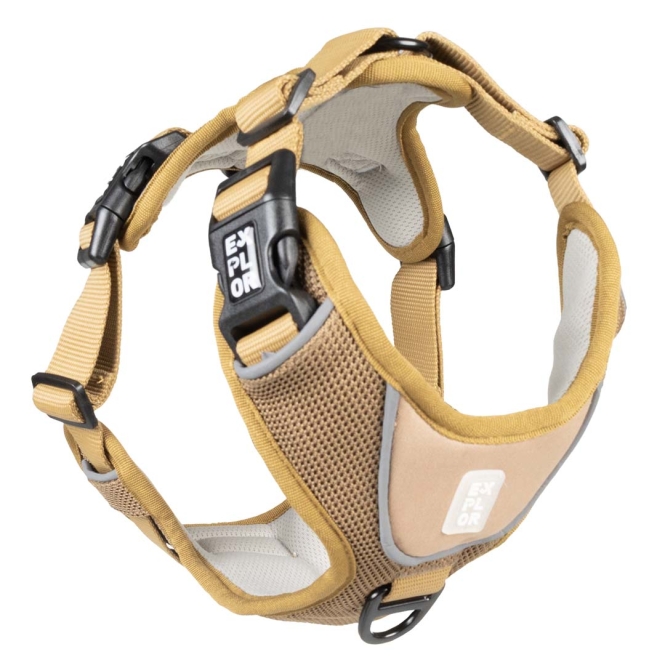 Duvoplus EXPLOR Ultimate Fit No-Pull-Geschirr - honey gold