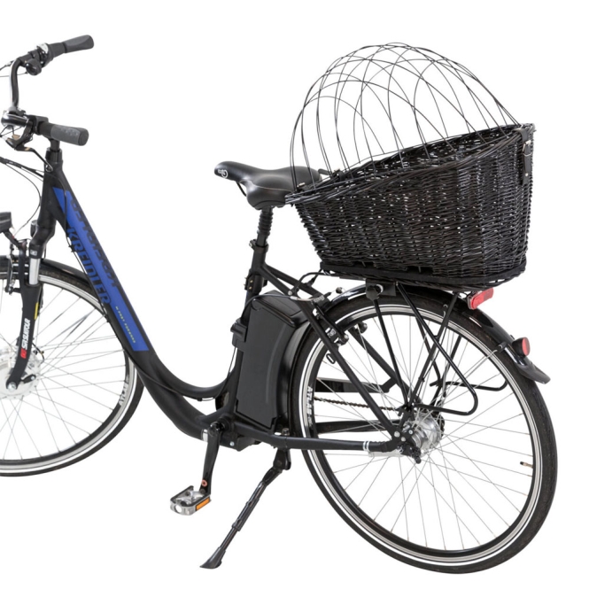 Trixie Fahrradkorb aus Weide für Gepäckträger