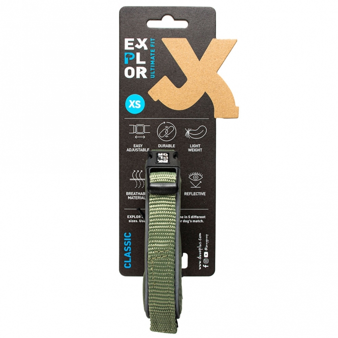 Duvoplus EXPLOR Ultimate Fit Comfy Halsband Classic - Undercover Green