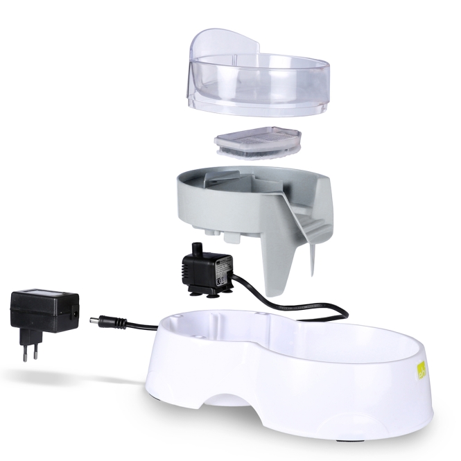 EBI Pet Feeder 2in1 - Grau