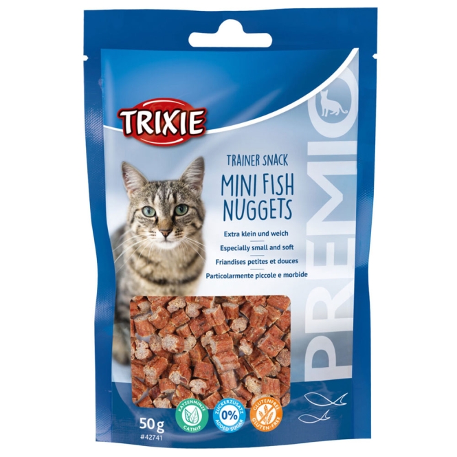 Trixie Premio Trainer Snack Mini Fish Nuggets - 50 g