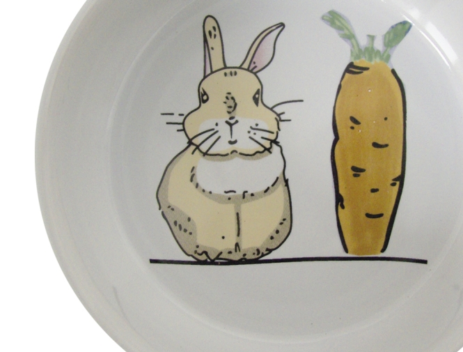 Nobby Kleintiernapf Carrot Plus - weiß