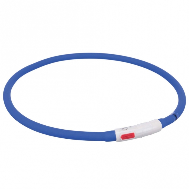 Trixie Flash Leuchtring USB aus Silikon