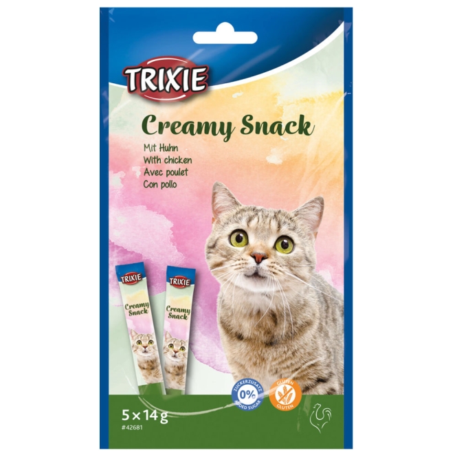 Trixie Creamy Snack mit Hühnerbrust - 5 × 14 g