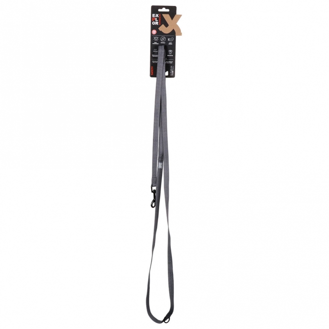 Duvoplus Trainingsleine EXPLOR Ultimate Fit Safety - Silver Reflective - 220cm