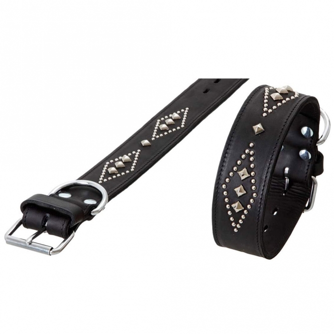 Karlie RONDO Halsband doubliert mit Ziernieten - 50mm