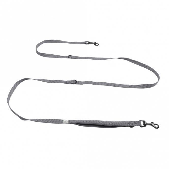 Duvoplus Trainingsleine EXPLOR Ultimate Fit Safety - Silver Reflective - 220cm