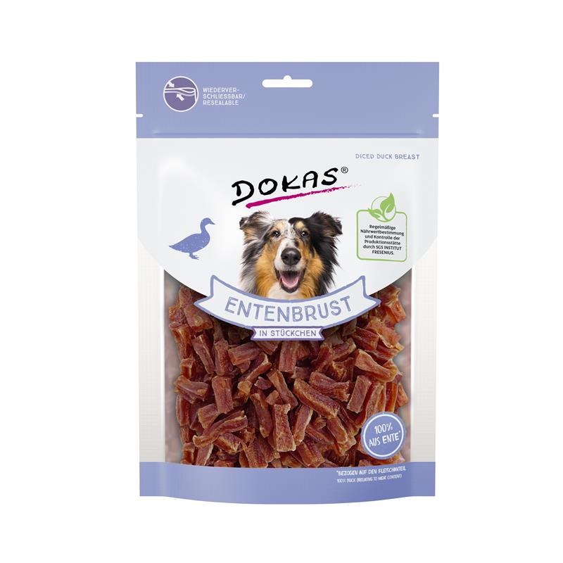 Dokas Dog Snack Entenbrust in Stückchen 200 g