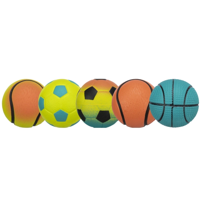 Trixie Neonball aus Moosgummi - schwimmt, ø 4,5 cm
