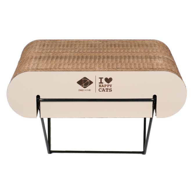 D&D Wandregal aus Pappe David - braun/beige