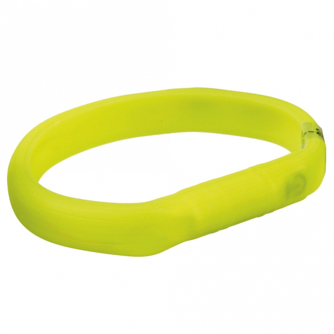 Trixie Flash Leuchtband USB - grün - 18 mm