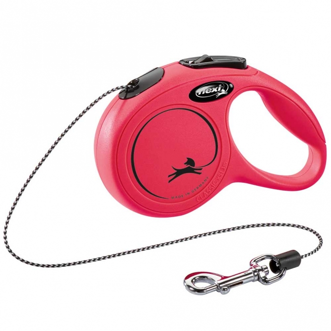 FLEXI Rollleine New CLASSIC Seil - 3m, bis 8kg