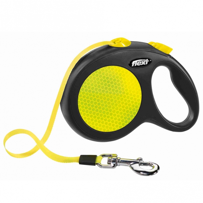 Flexi New Classic Neon Gurt-Roll-Leine