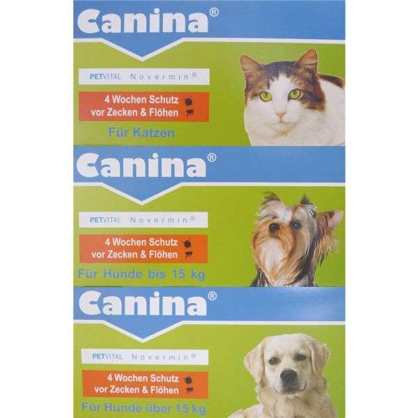 Canina Pharma PETVITAL Novermin für kleine Hunde 2ml