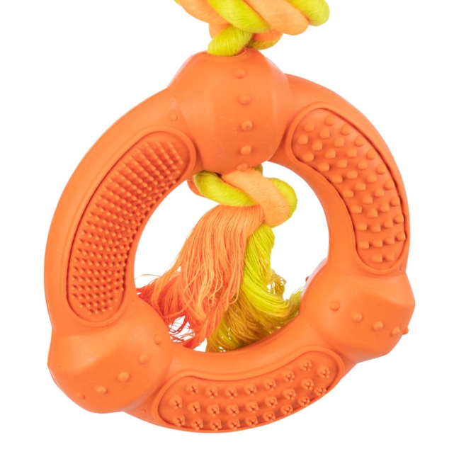 Trixie Spieltau mit Naturgummi-Ring