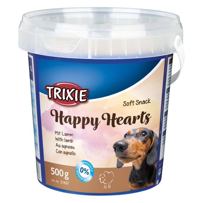 Trixie Soft Snack Happy Hearts 500g Eimer