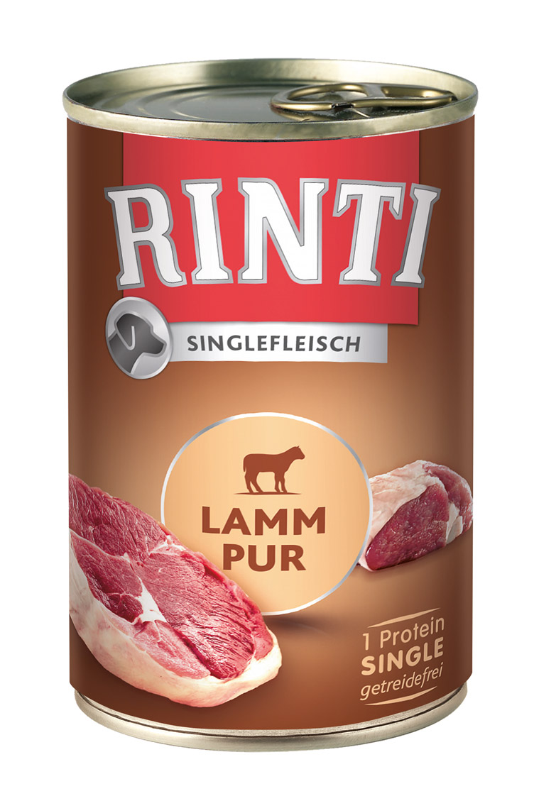 Rinti Singlefleisch Lamm pur 400g