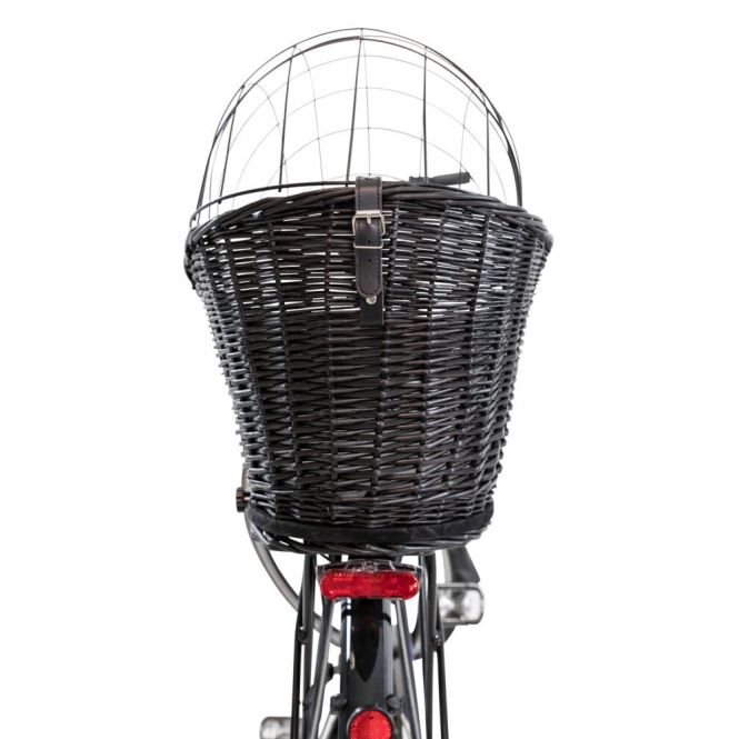 Trixie Fahrradkorb aus Weide für Gepäckträger