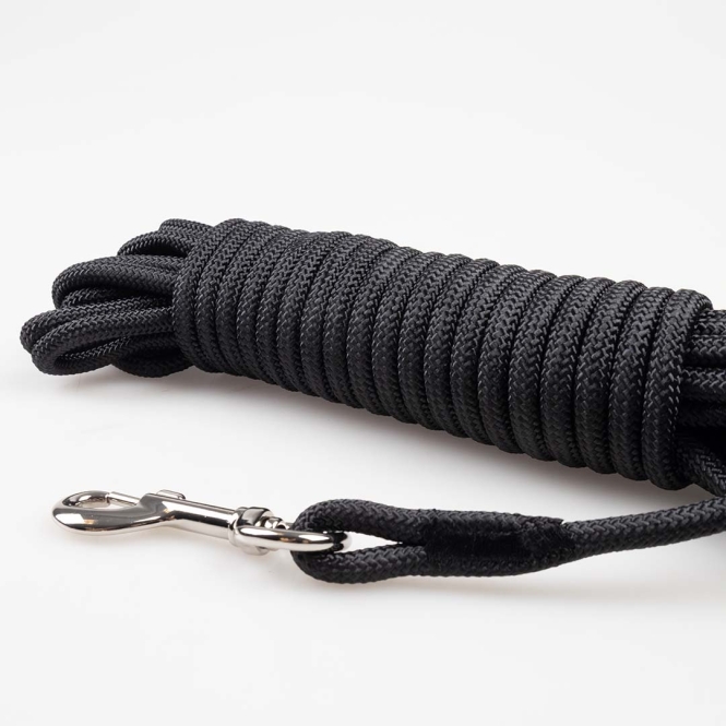 Duvoplus EXPLOR Trackingleine Classic rund - schwarz - 8mm