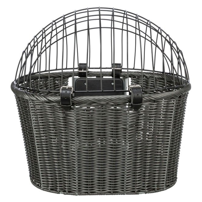 Trixie Front-Fahrradkorb aus Polyrattan