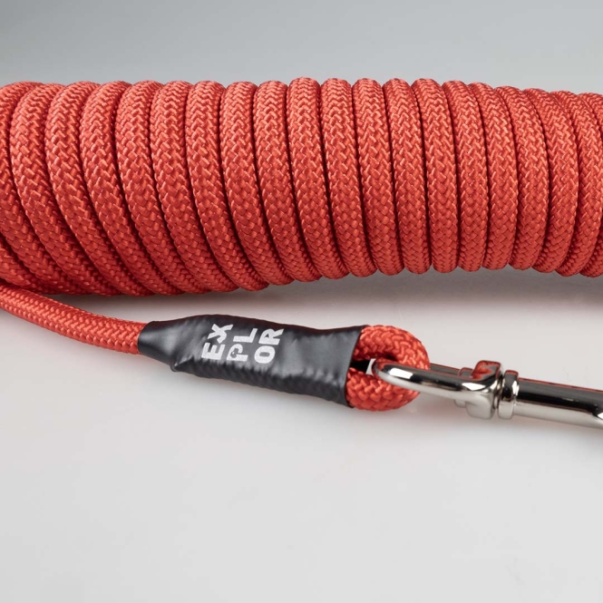 Duvoplus EXPLOR Trackingleine Classic rund - rot - 8mm