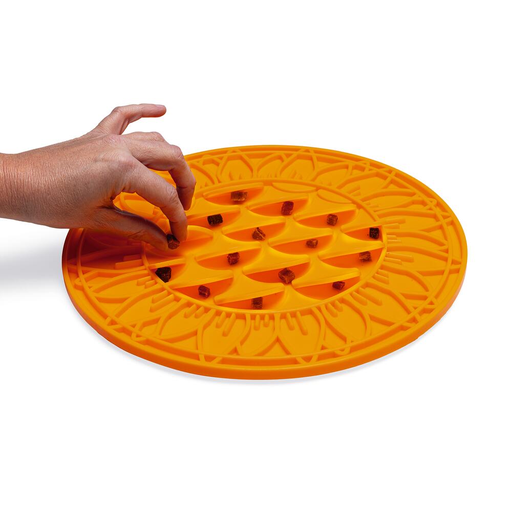 Beeztees Leckmatte Sonnenblume - orange