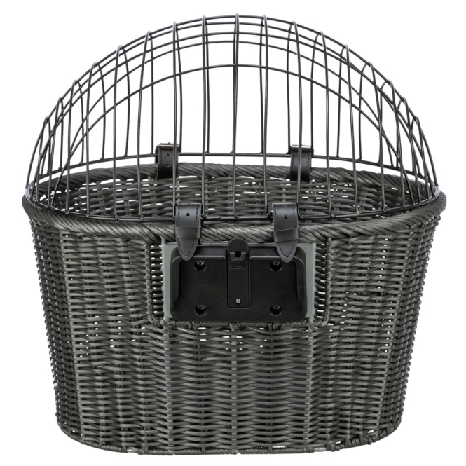 Trixie Front-Fahrradkorb aus Polyrattan