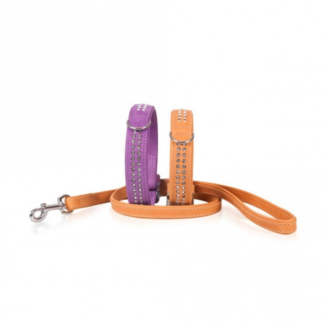 Karlie Buffalo Strass-Halsband - Violett