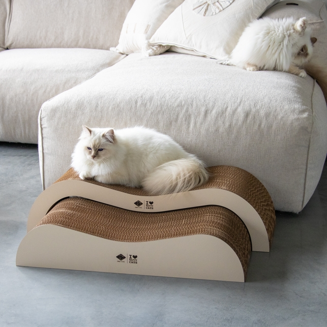 D&D Kratzwelle Archie zweiteilig - braun/beige