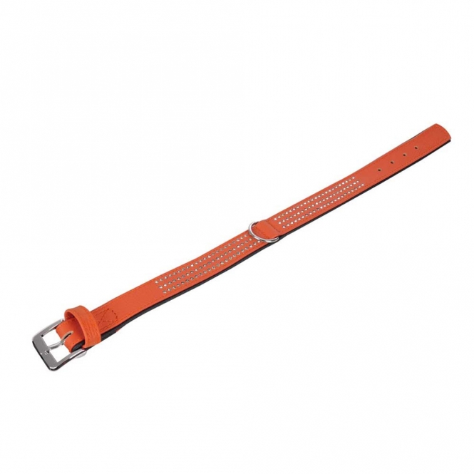 Karlie Vintage Strass Halsband - Mandarine