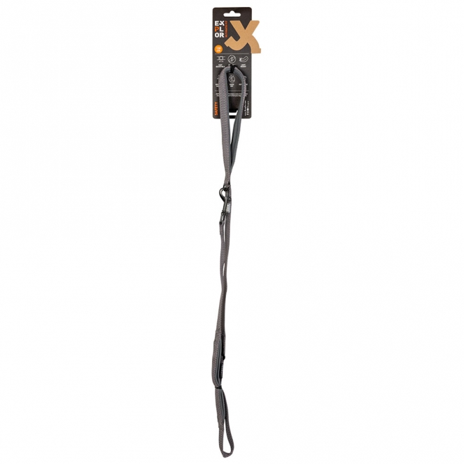 Duvoplus EXPLOR Ultimate Fit On-The-Road-Leine Safety - Silver Reflective - 130cm