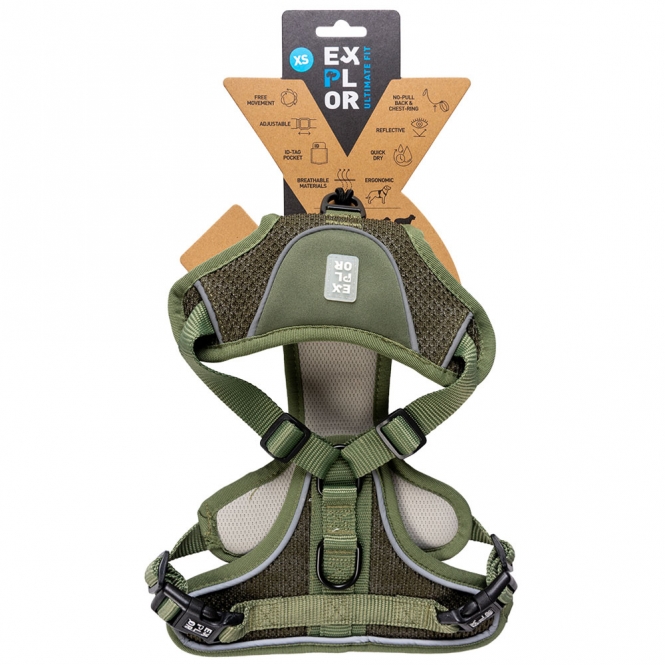 Duvoplus EXPLOR Ultimate Fit No-Pull-Geschirr - Undercover Green