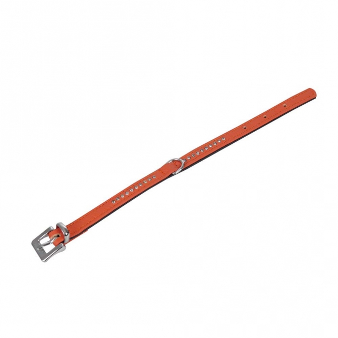 Karlie Vintage Strass Halsband - Mandarine