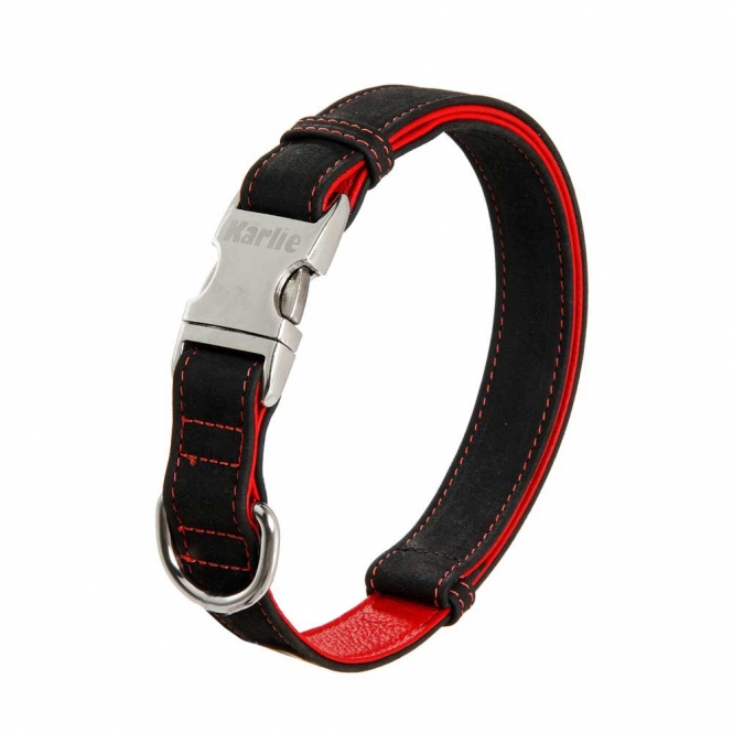 Karlie Buffalo Ultra Halsband - Schwarz/Rot