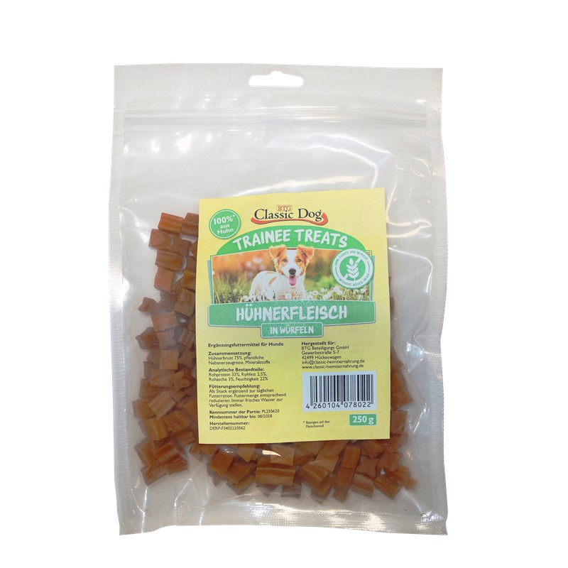 Classic Dog Trainee Treats Hühnerfleischwürfel