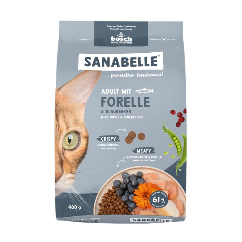 Sanabelle Adult mit Forelle