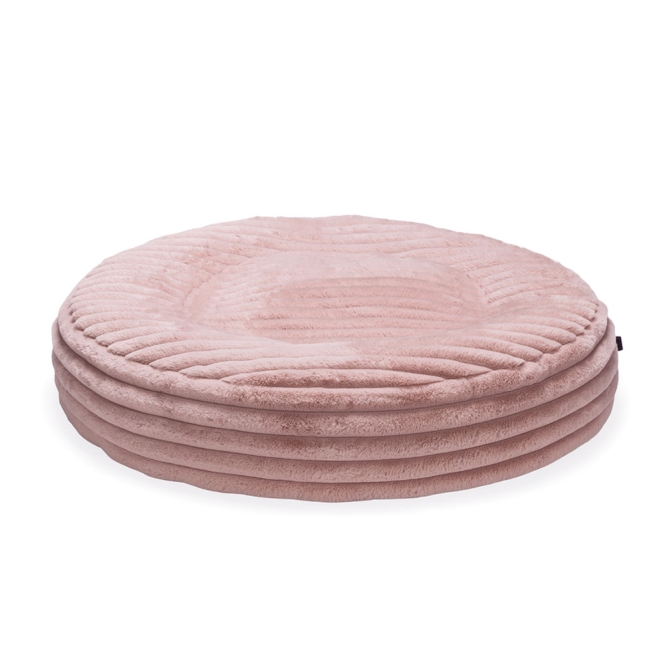 Designed by Lotte Hundebett Reza - rund, rosa