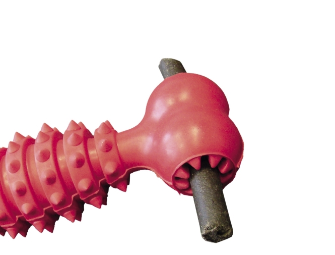 Nobby Vollgummi Knochen - rot